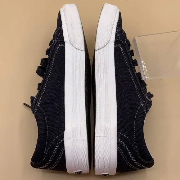 Taos Plim Soul Sneakers Casual Women's Black Canvas Low Top - Size 7.5 - Picture 6 of 7